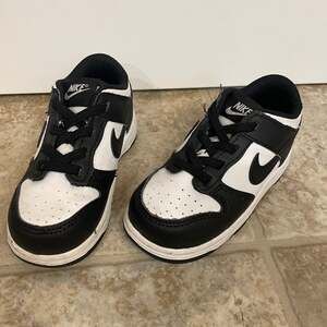 Nike Dunk Low Panda Toddler Sneakers 8c